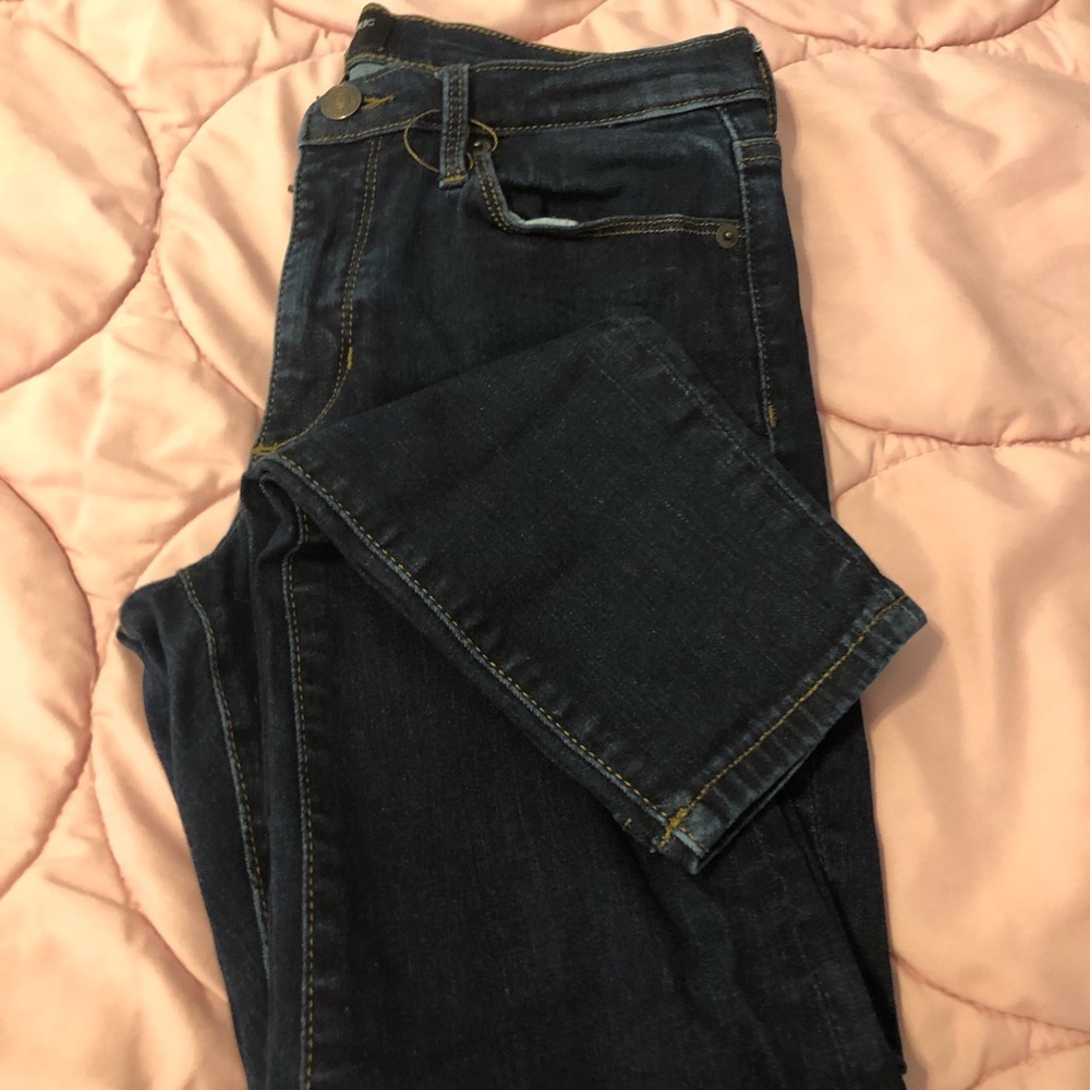 Banana republic dark wash skinny jeans